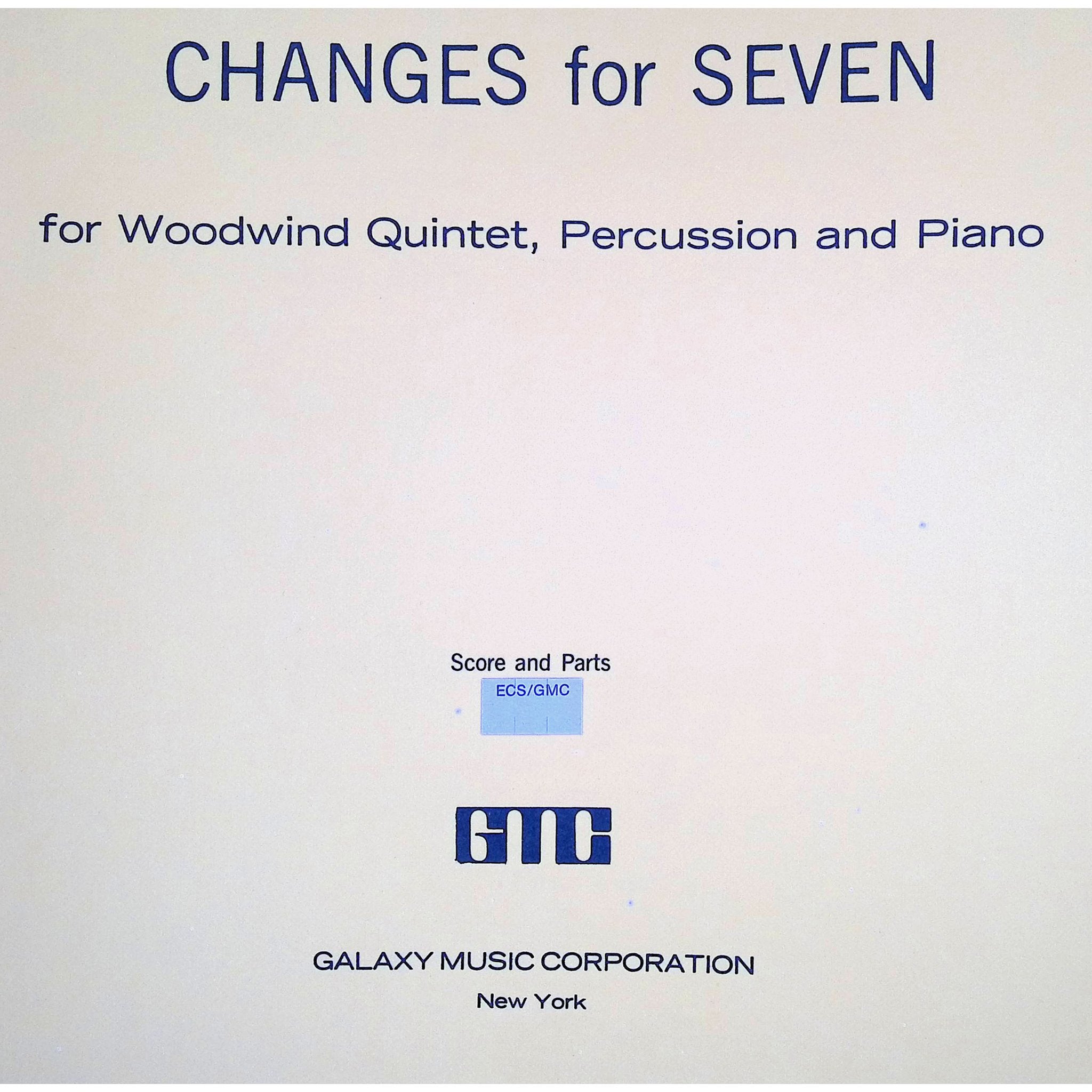 changes-for-seven-william-bergsma