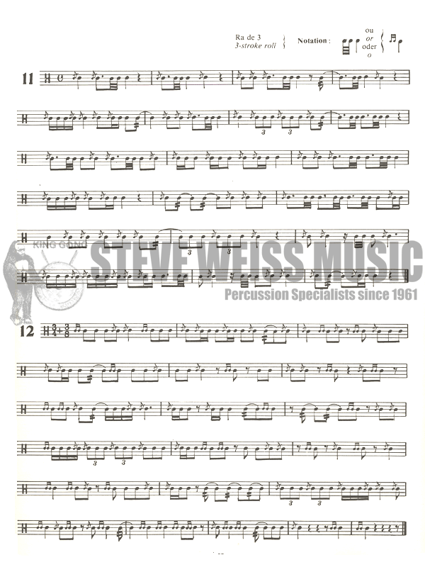 Chauviere-27 Easy Studies for Snare Drum