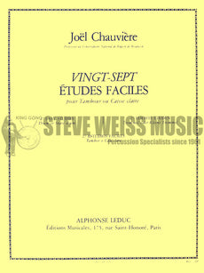 Chauviere-27 Easy Studies for Snare Drum