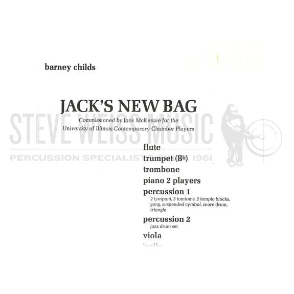 Childs-Jack's New Bag (S)