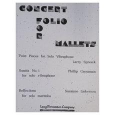 Concert Folio for Mallets Lang Percussion