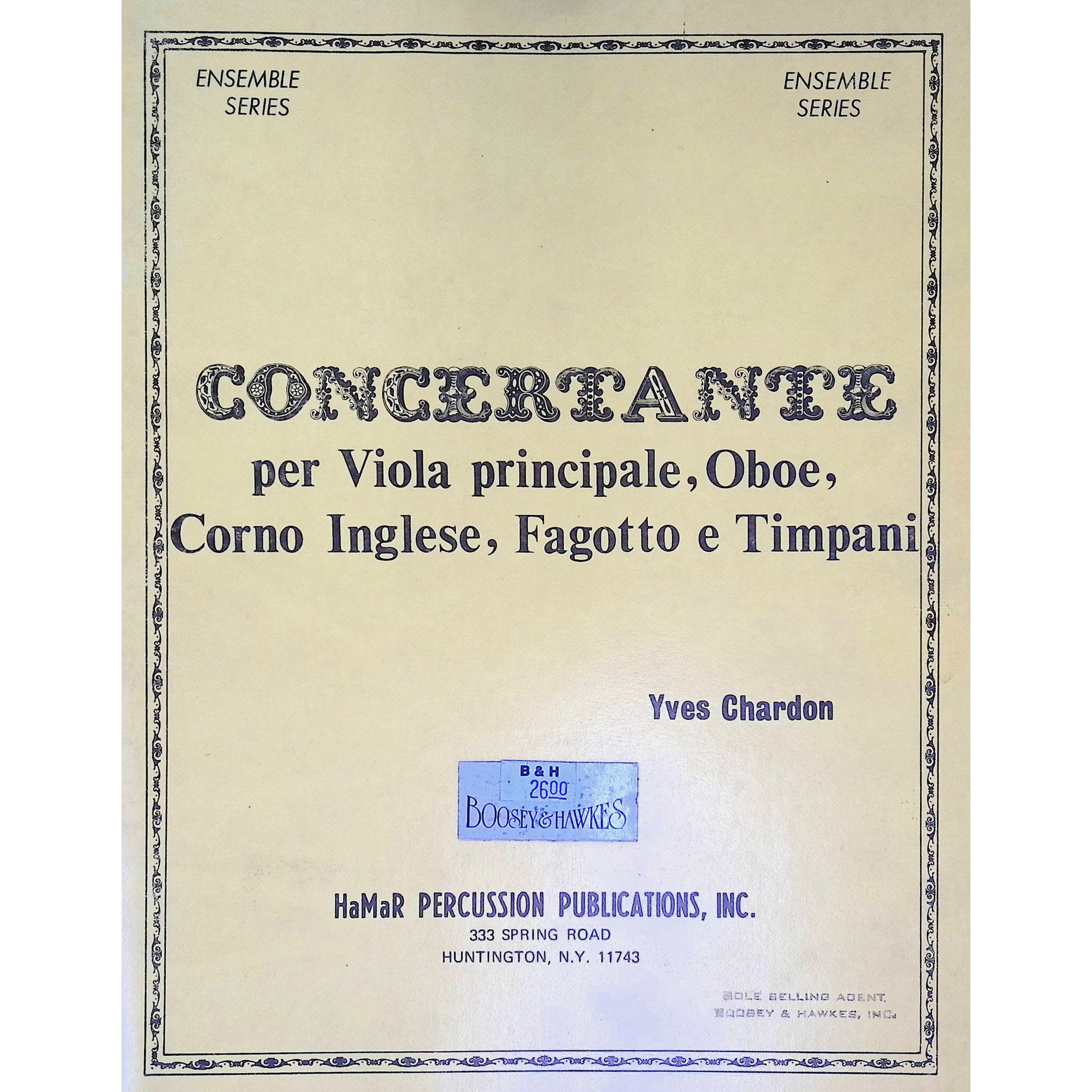 Concertante by Yevs Chardon