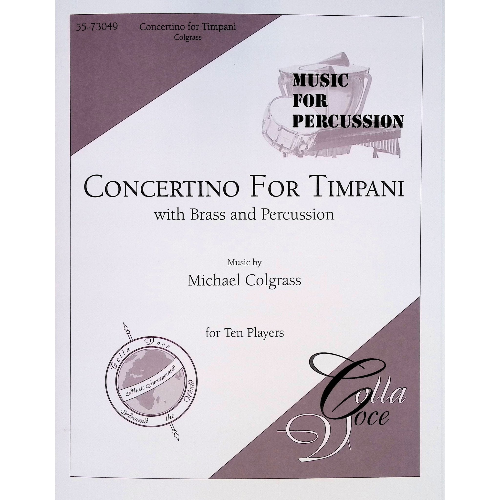 Concertino for Timpani by Michael Colgrass