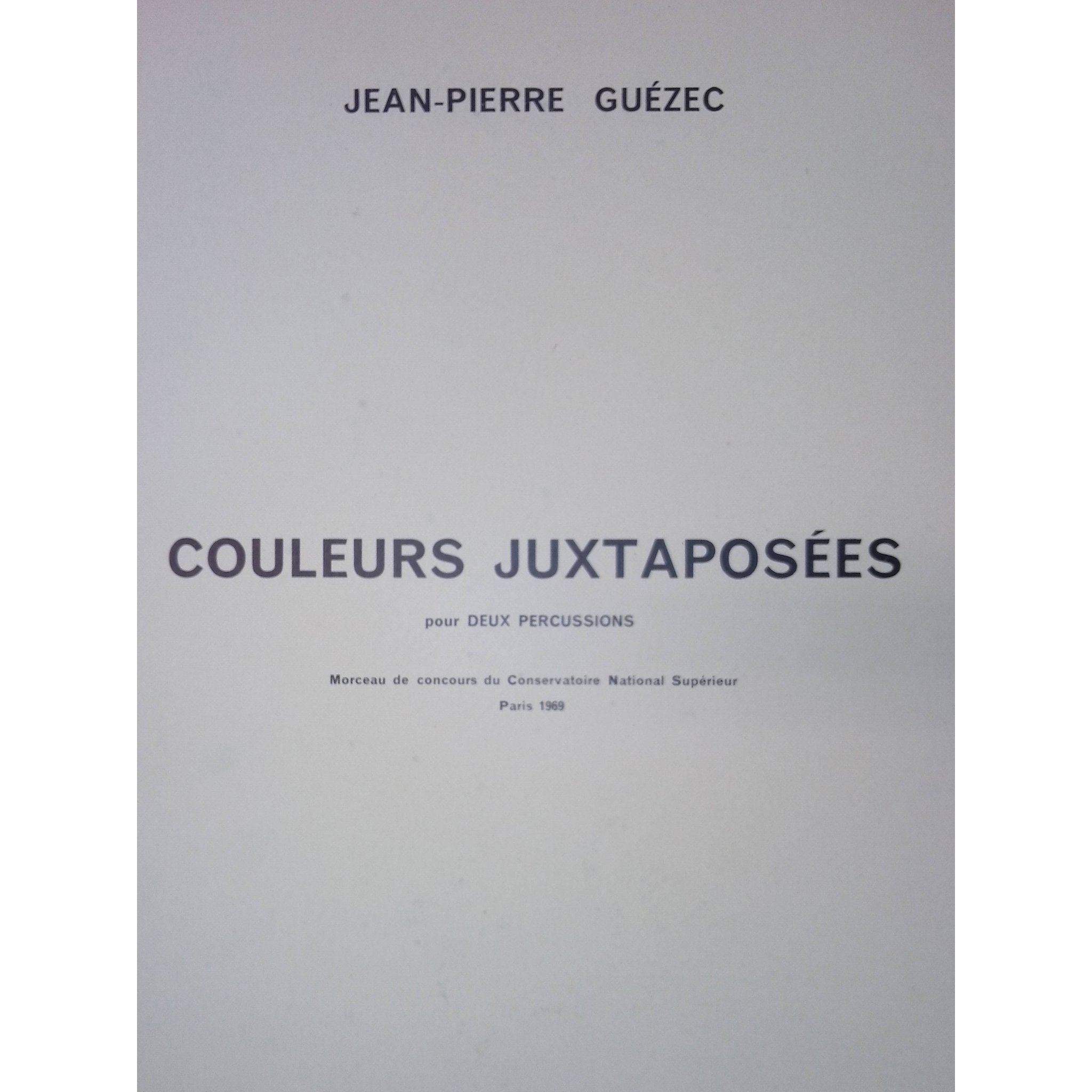 Couleurs Juxtaposees by Jean Pierre Guezec