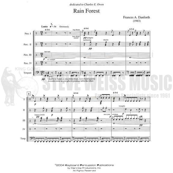 Danforth-Rain Forest (SP)-M/4T/P