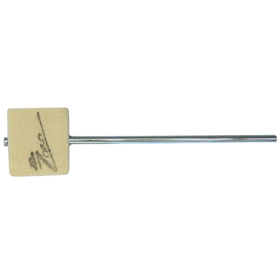 Danmar Bass Drum Beater - Square Felt with Chrome Shaft