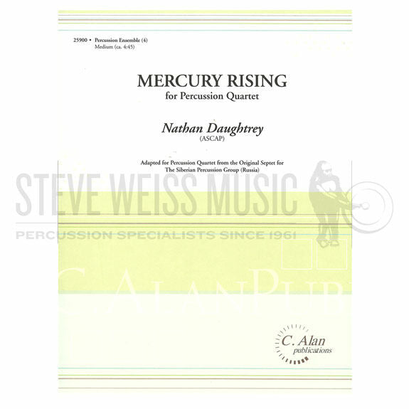 Daughtrey-Mercury Rising Quartet Version (SP)-B/V/X/M/4T/ P