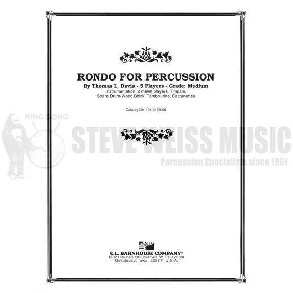Davis-Rondo for Percussion(SP)