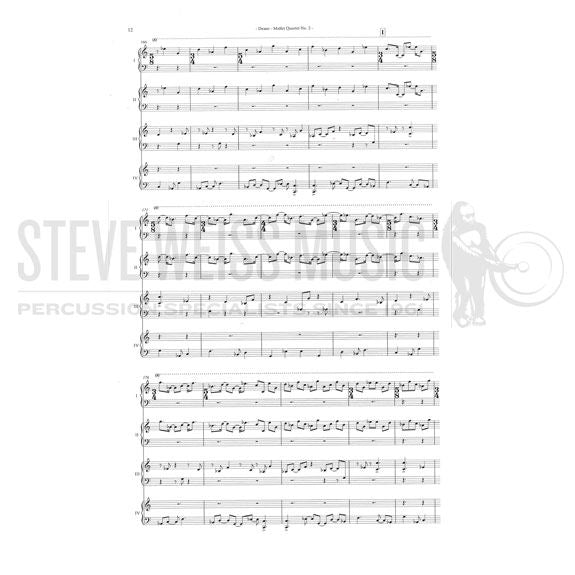 Deane-Marimba Quartet #2 Sensing the Coriolis (SP)-4M