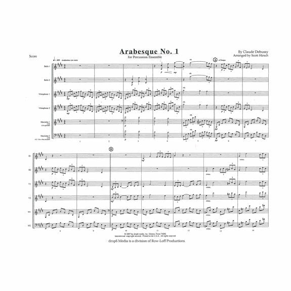 Debussy-Arabesque No. 1 arr. Hirsch (SP)-2B/2V/2M
