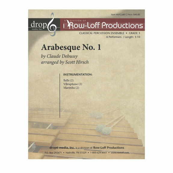 Debussy-Arabesque No. 1 arr. Hirsch (SP)-2B/2V/2M