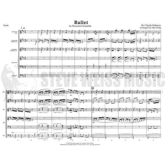 Debussy-Ballet (arr. Fang)(SP-5)-B/V/X/3M