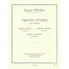 Delecluse-30 Studies for Timpani Volume I
