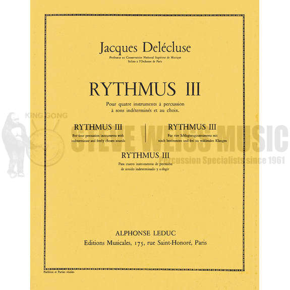 Delecluse-Rythmus lll (SP)-Indeterminate