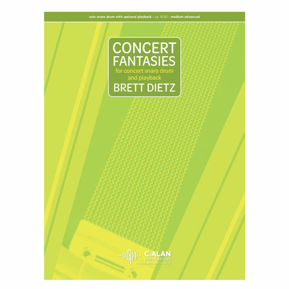Dietz-Concert Fantasies for Snare Drum-SD/opt. track