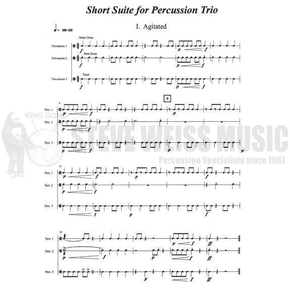 Dignan-Short Suite for Percission Trio (SP)-P