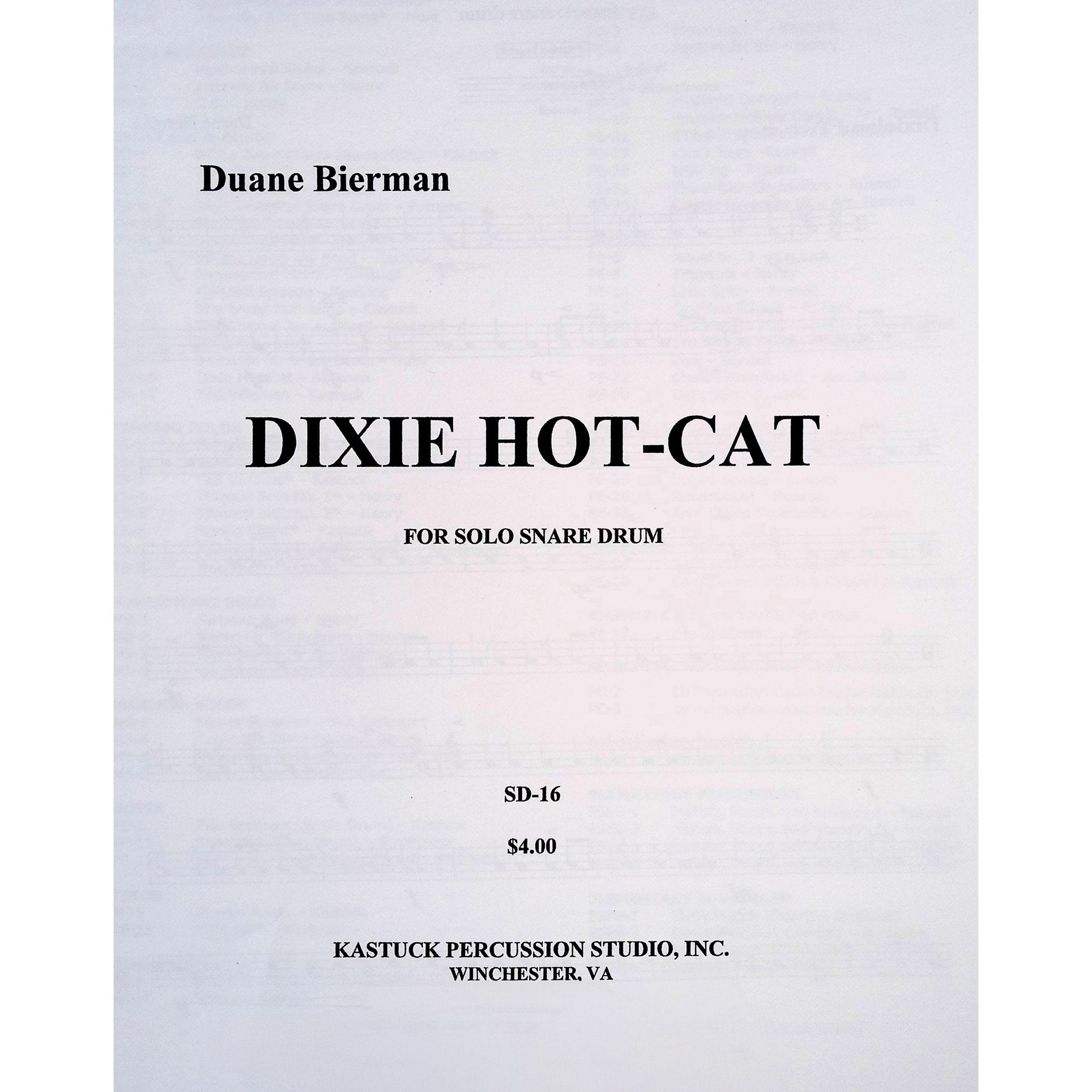Dixie Hot Cat by Duane Bierman