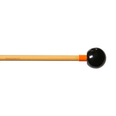 Dragonfly Percussion 1" Black Bell Mallets, Rattan