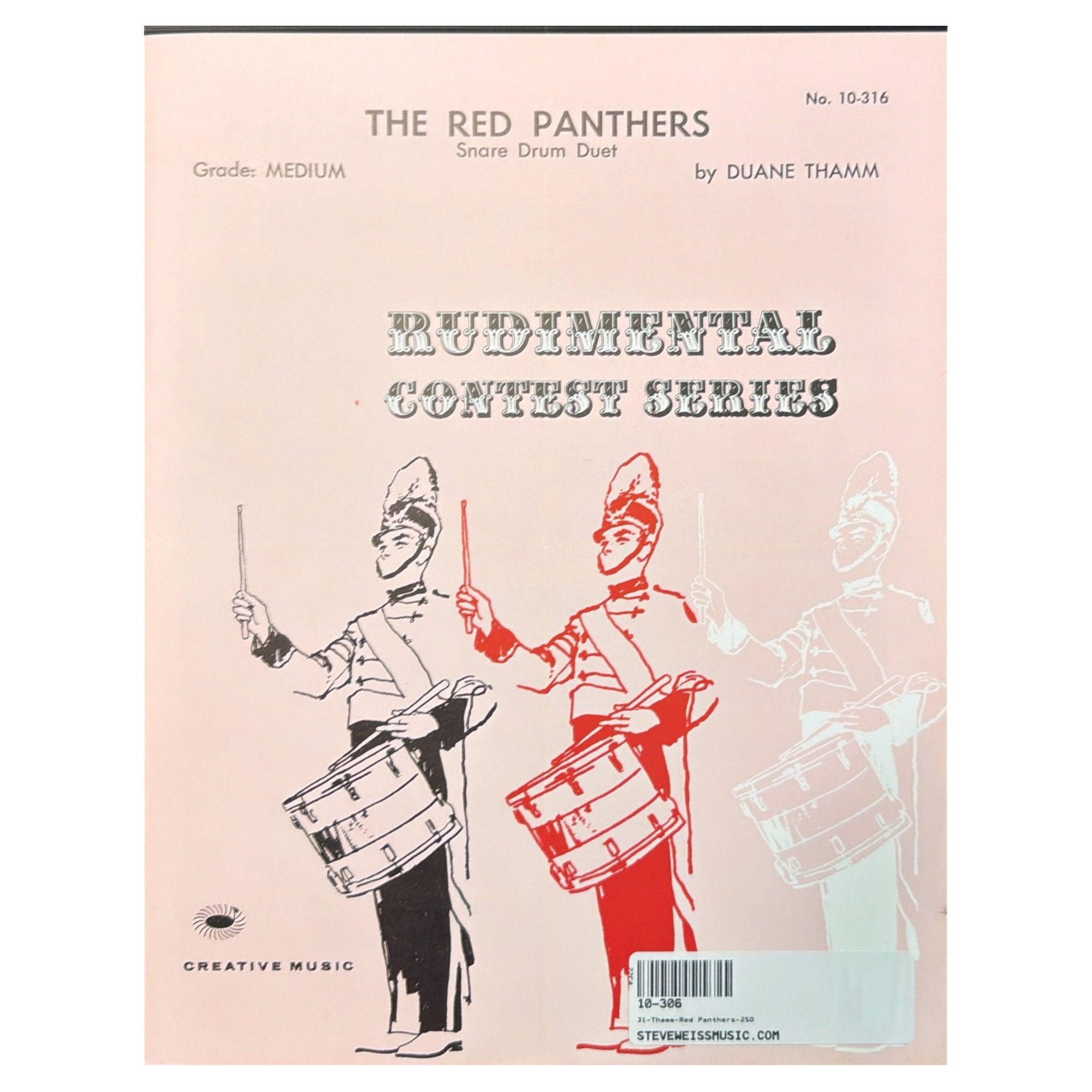 Duane Thamm Red Panthers Snare Drum Duet