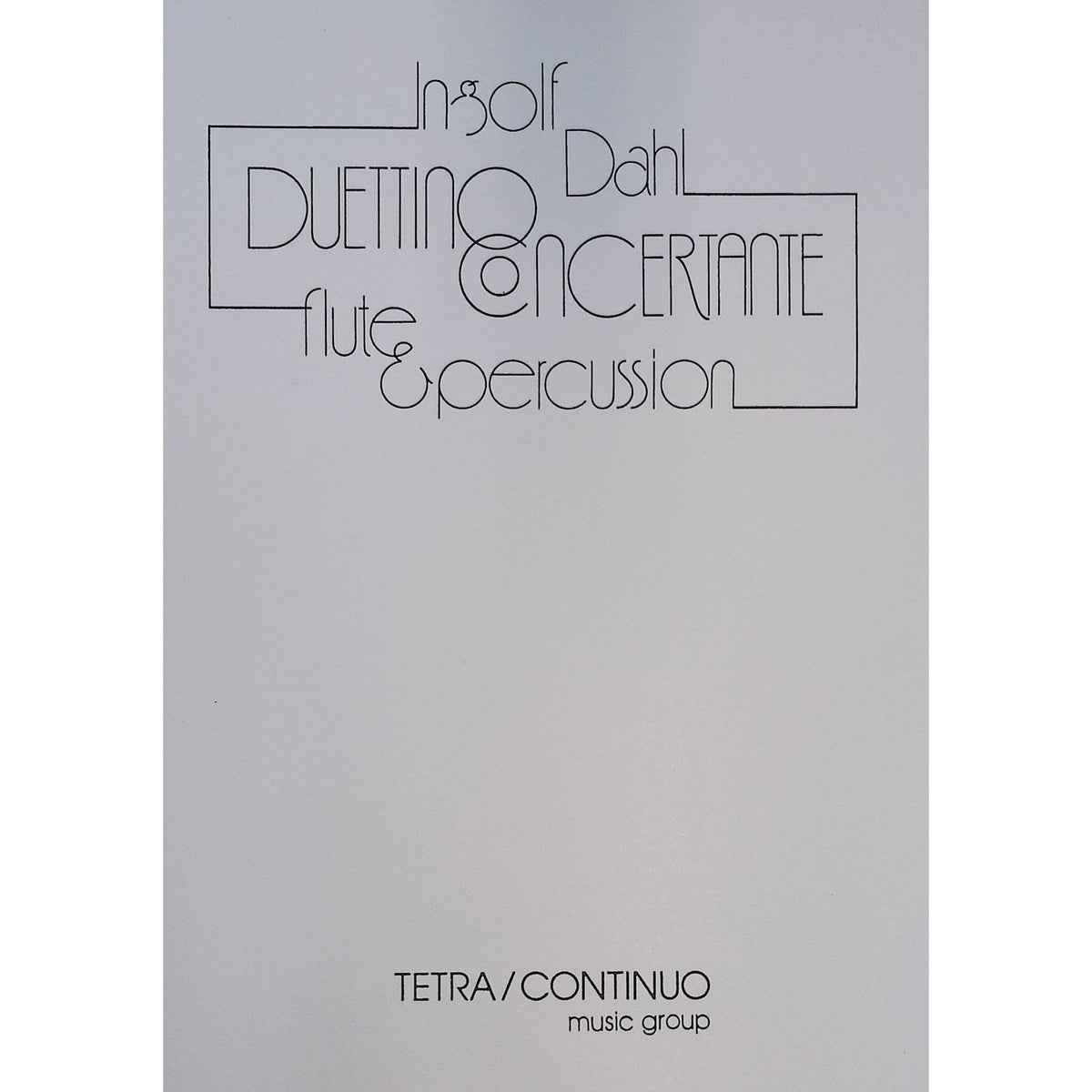 Duettino Concertante by Ingolf Dahl
