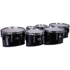 Dynasty Custom Elite Marching Tenors - 8/10/12/13 Black w/ Chrome HW