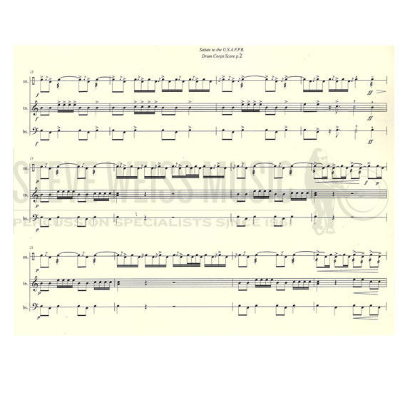 Eagle-Salute to the United States Air Force Pipe Band (Beginner arrangement) (SP)-SD/P