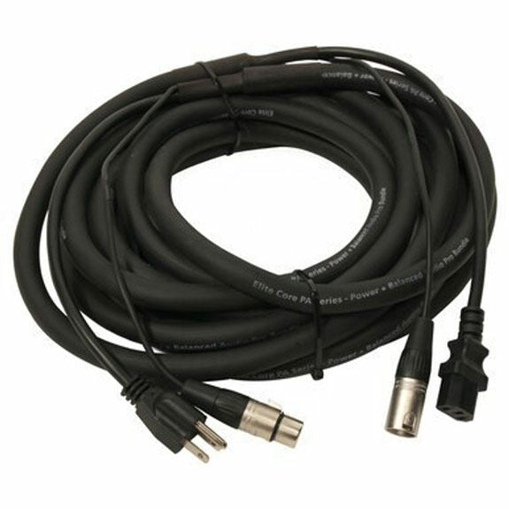 50' - Elite Core Powered Speaker Cable XLR+AC