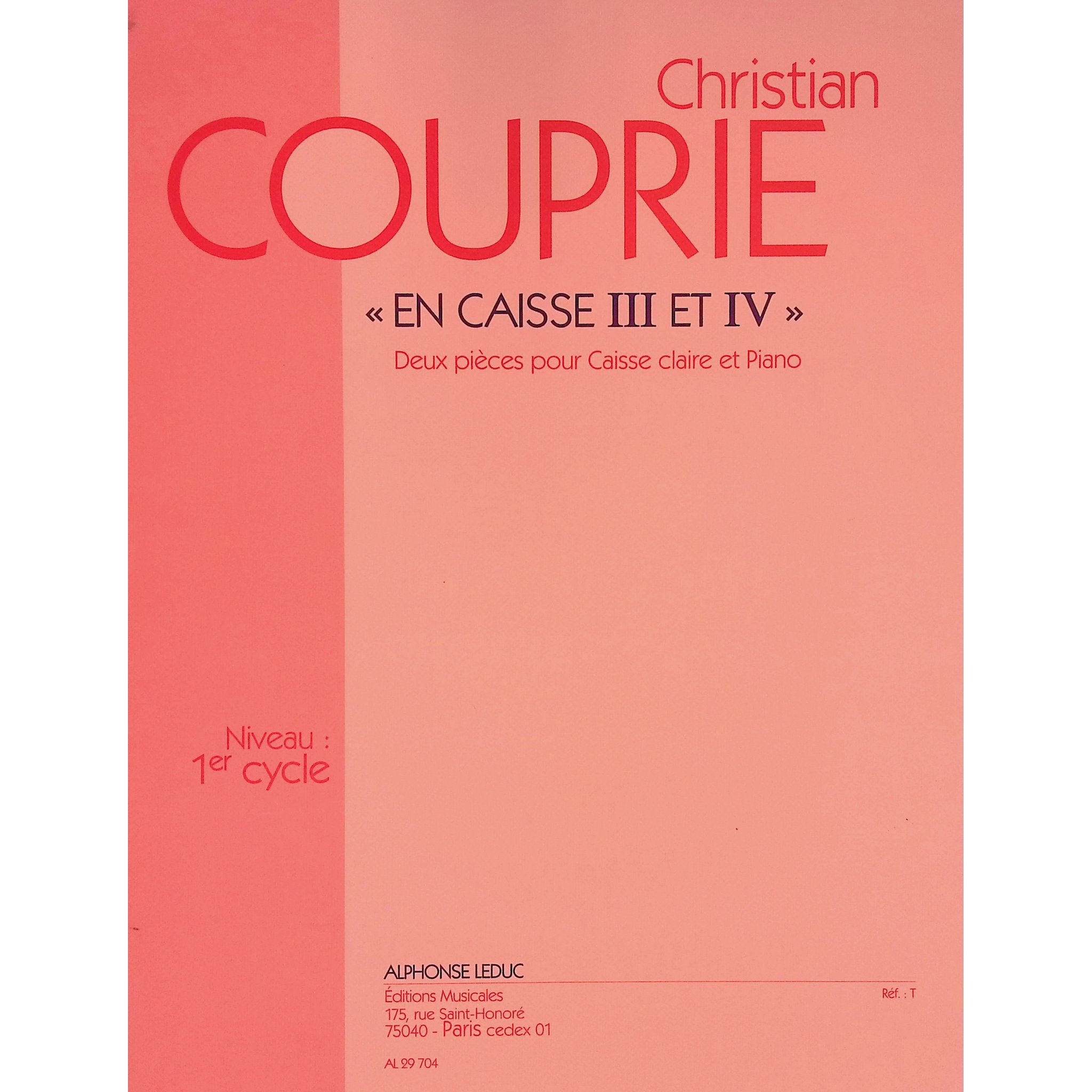 En Caisse III et IV by Christain Couprie