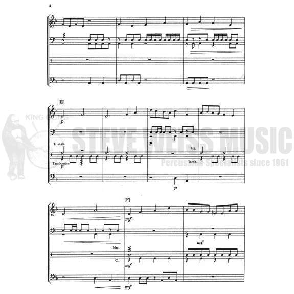 Erickson, F.-Suite for Percussion in Three Movement(SP)