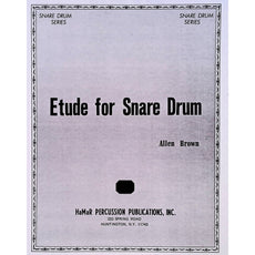 Etude for Snare Drum by Allen Brown