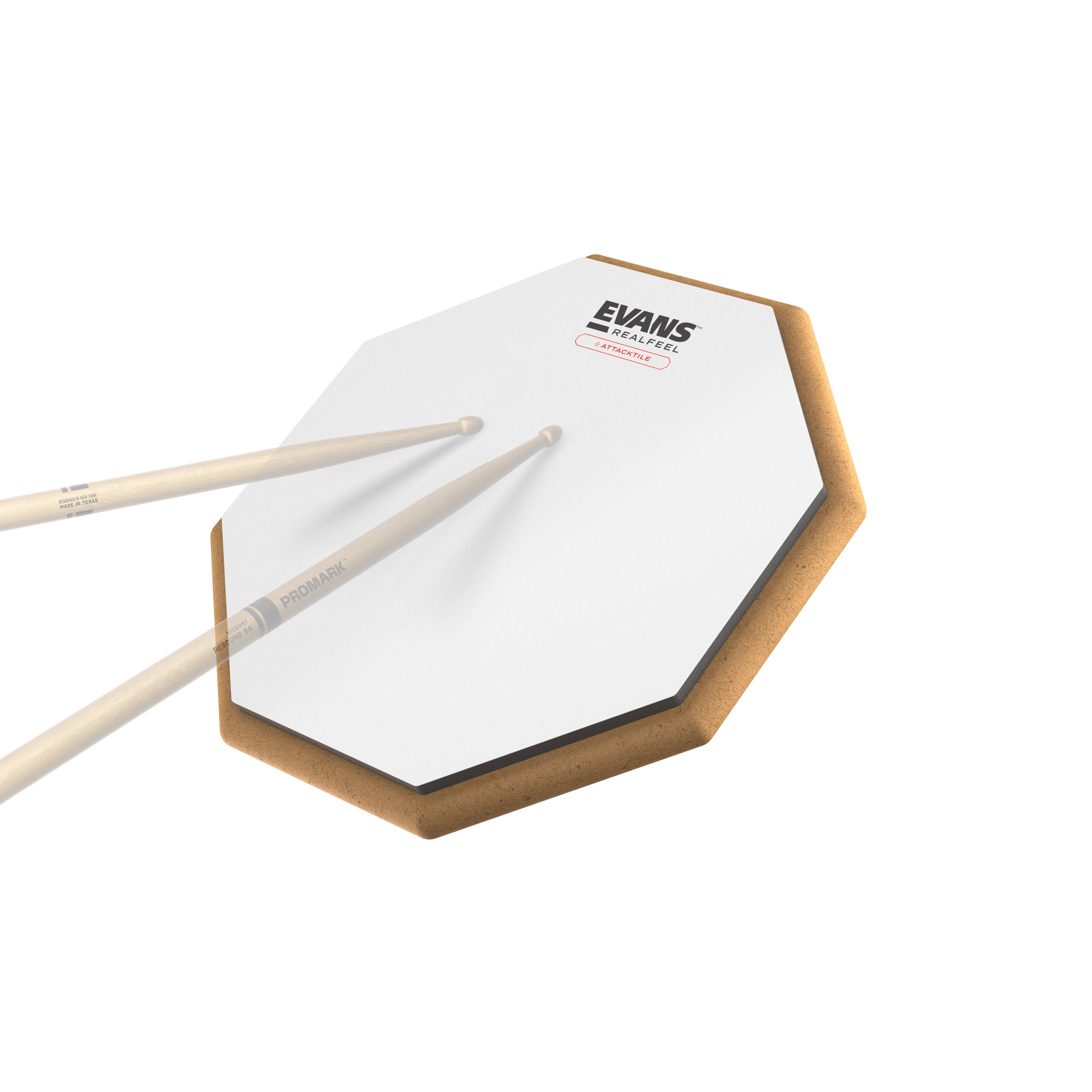 Evans 10" RealFeel 1-Sided Attacktile Practice Pad - Image 4