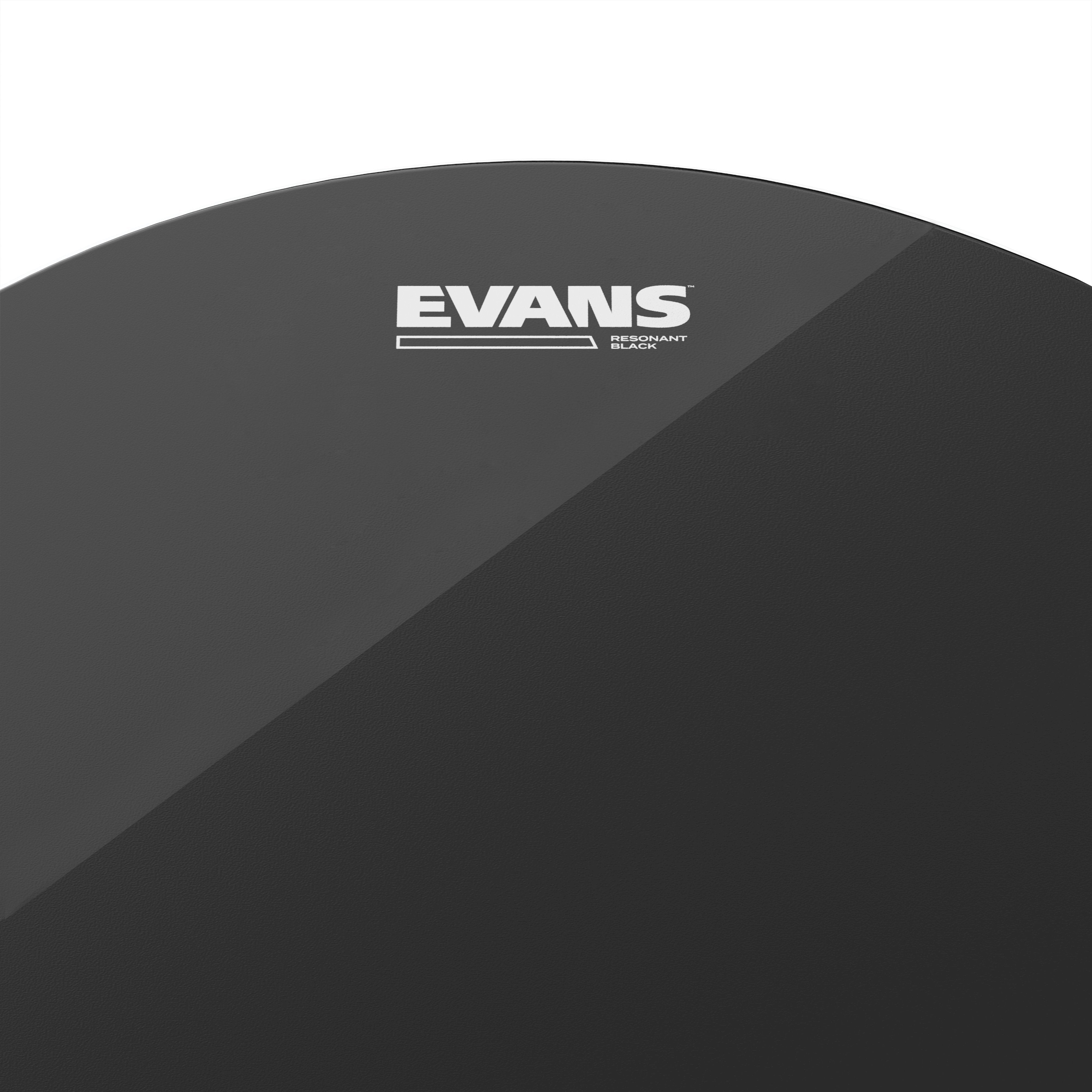 Evans Black Resonant Drumhead - 15" - Image 2