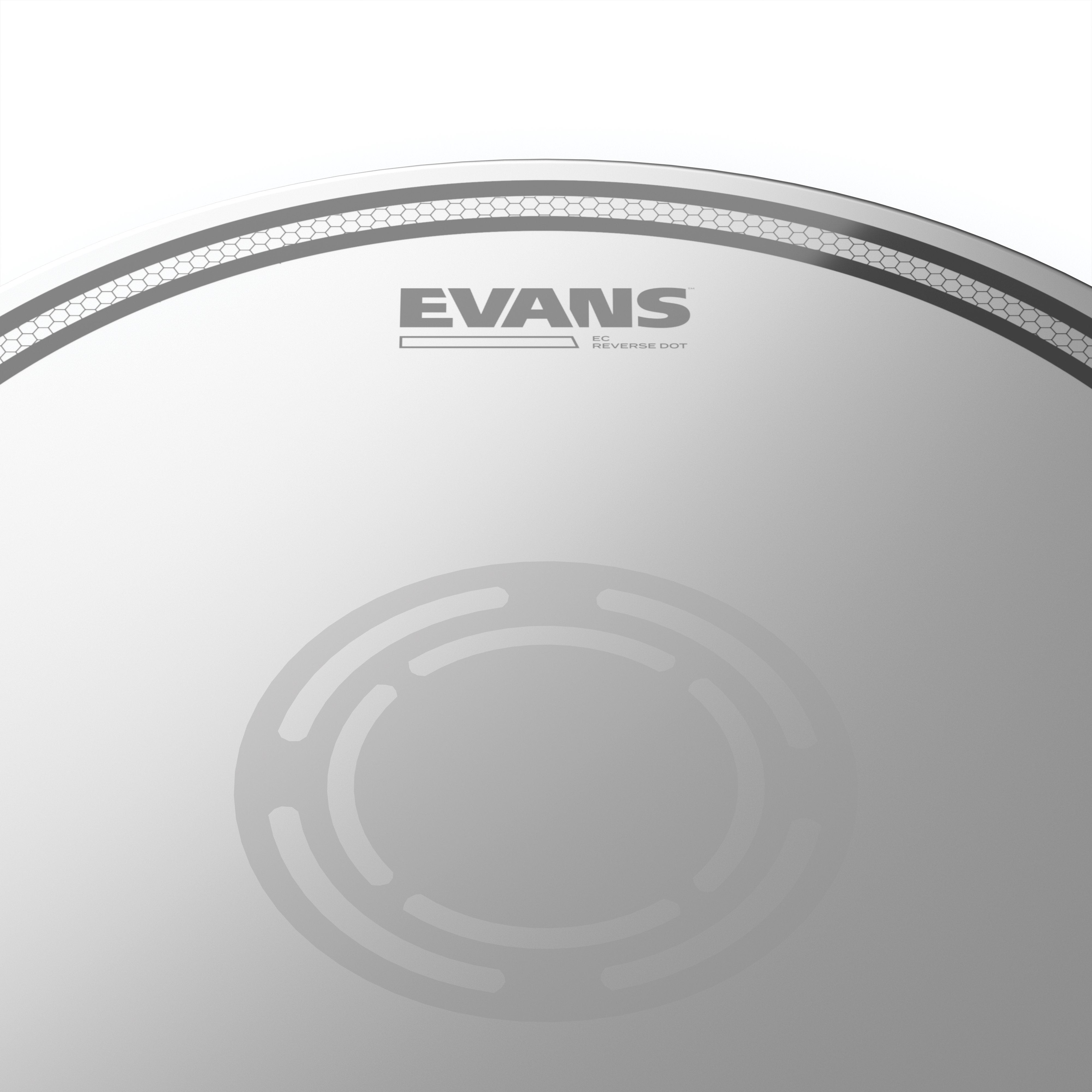 Evans EC2 Reverse Dot Snare Drumhead - 13" - Image 2
