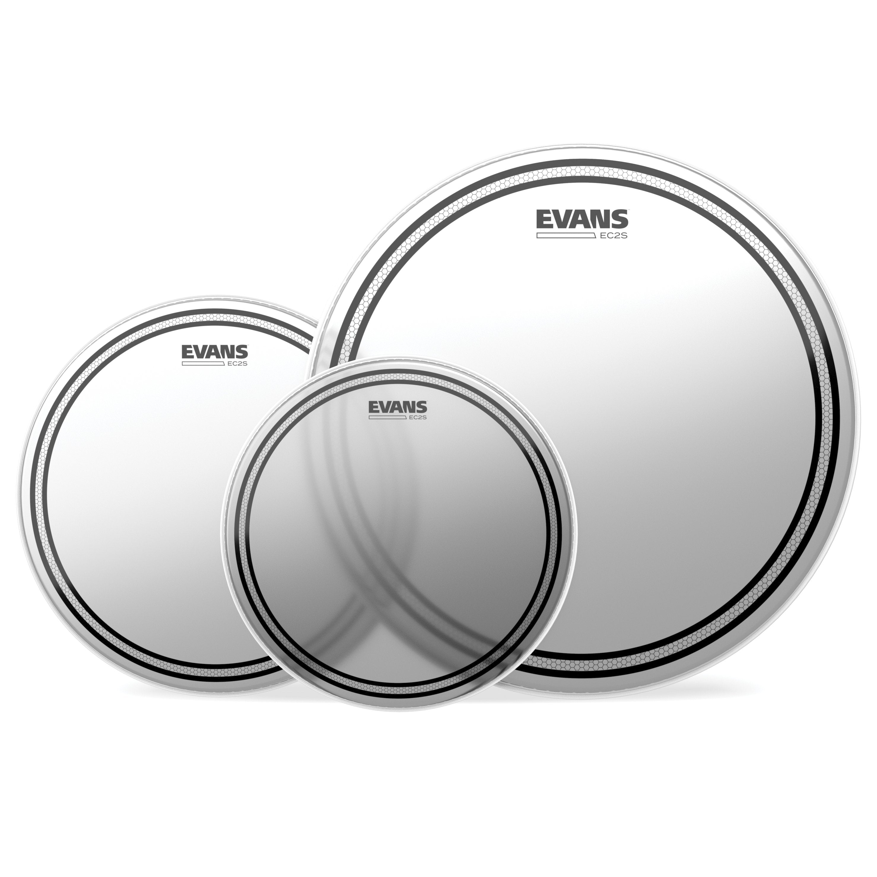 Evans EC2 SST Frosted Rock Tom Head Pack - 10"/12"/16" - Image 1
