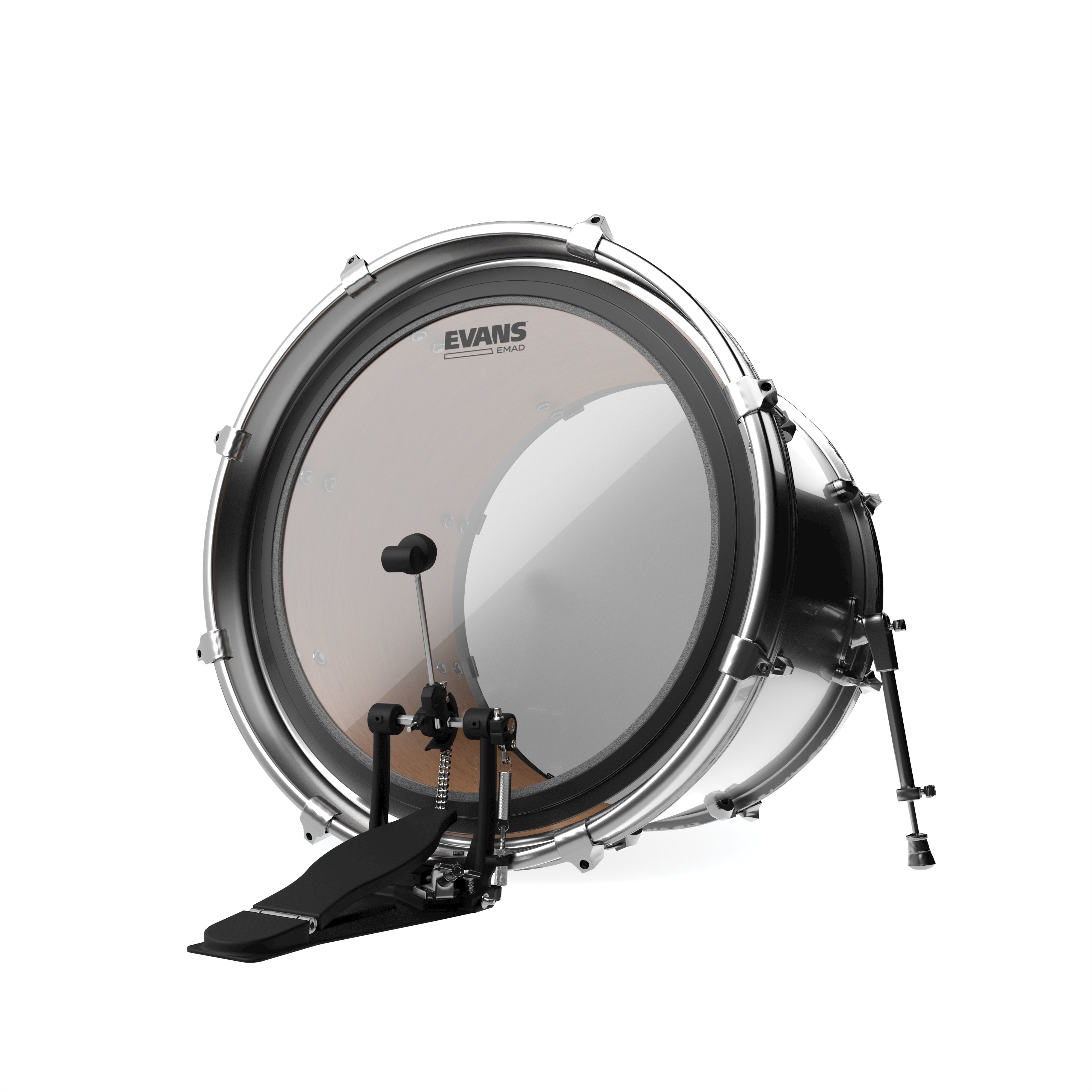 Evans EMAD Clear Bass Drumhead - 22" - Image 3