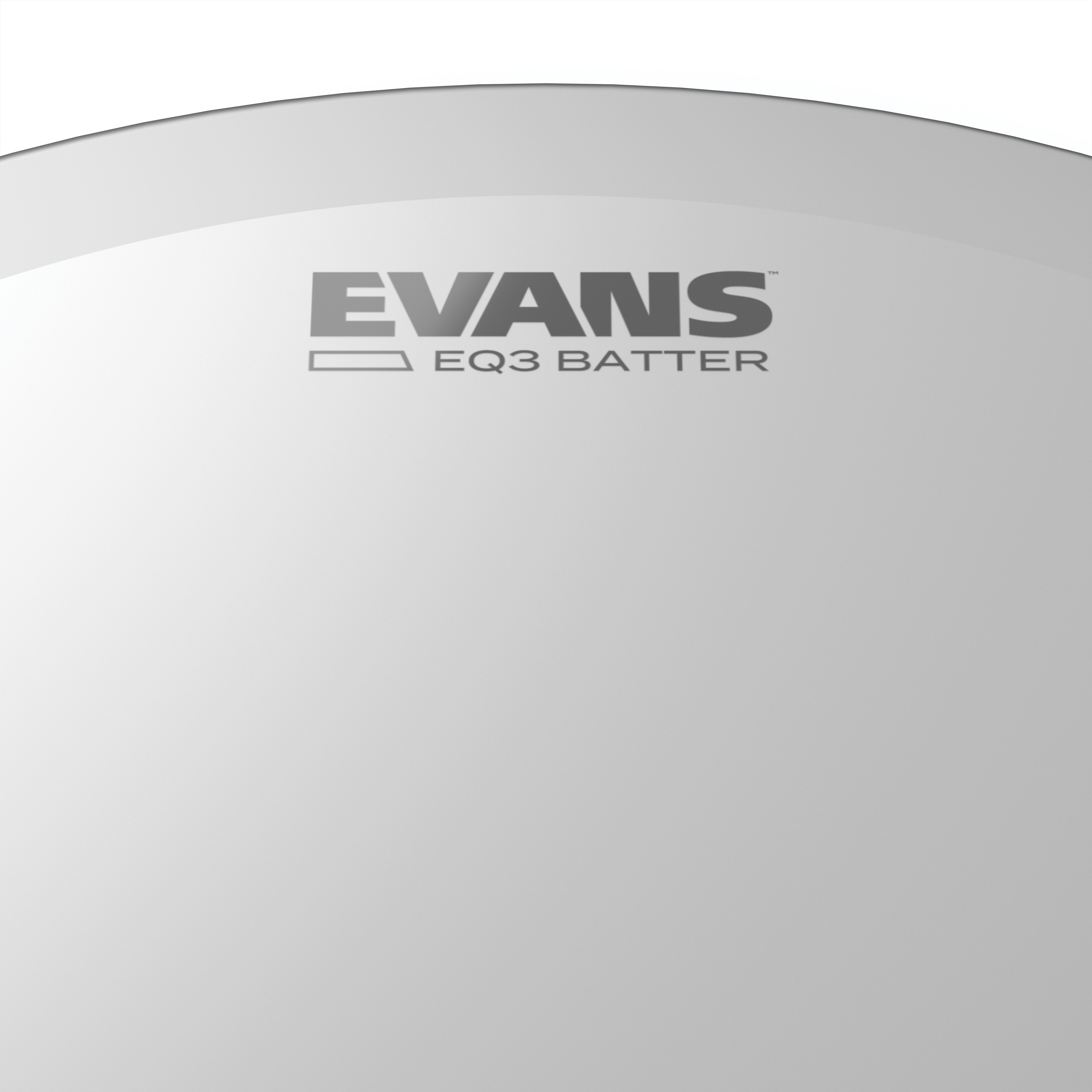Evans EQ3 Frosted Bass Drumhead - 22" - Image 2