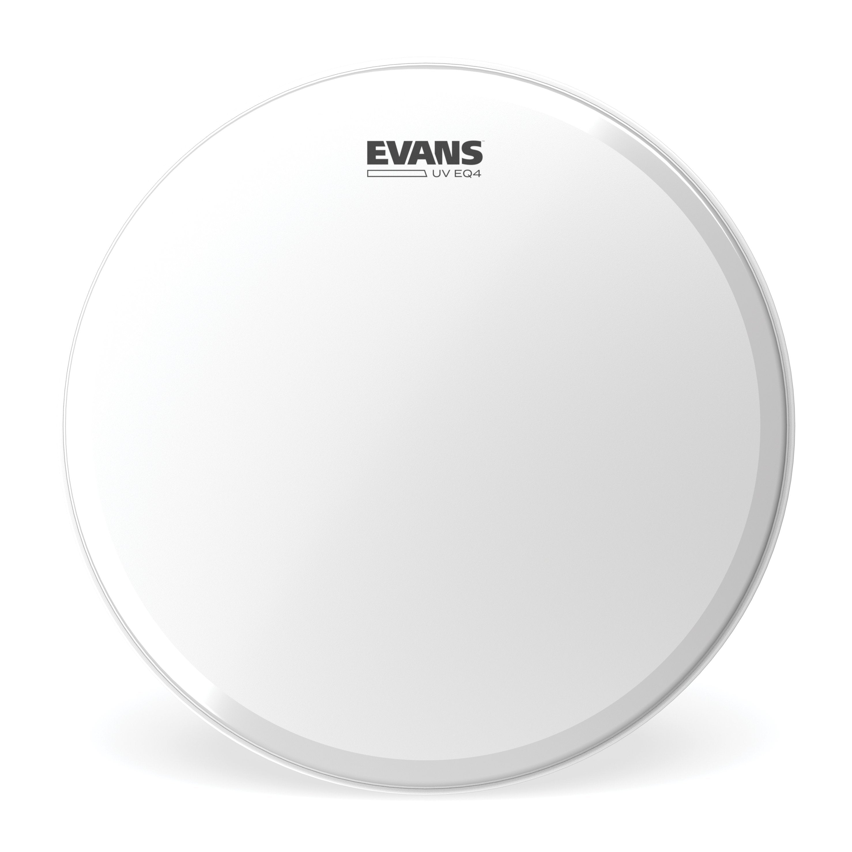 Evans EQ4 UV Bass Drumhead - 16" - Bass Drum Hoop - Image 1