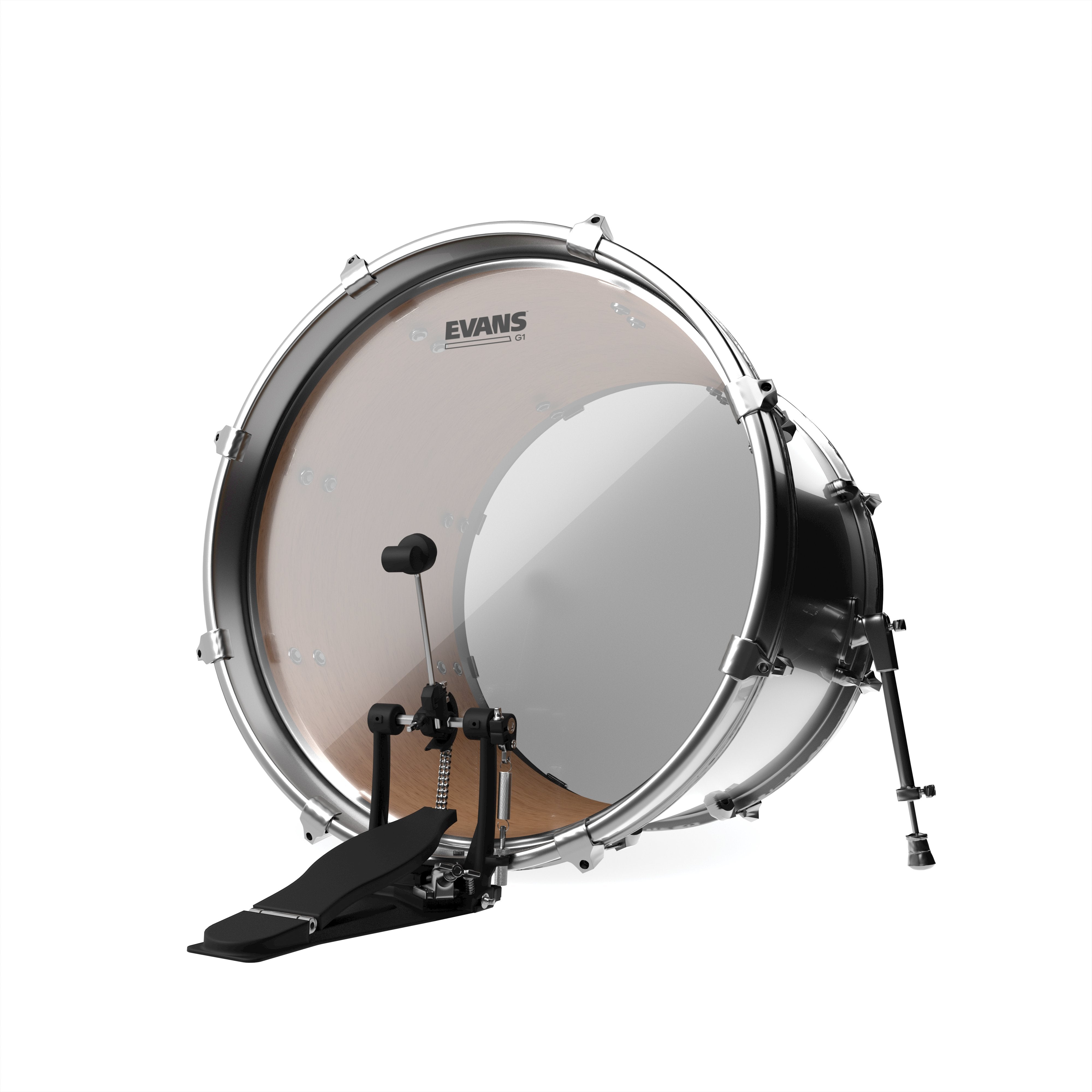 Evans G1 Clear Bass Drumhead - 20" - Image 3