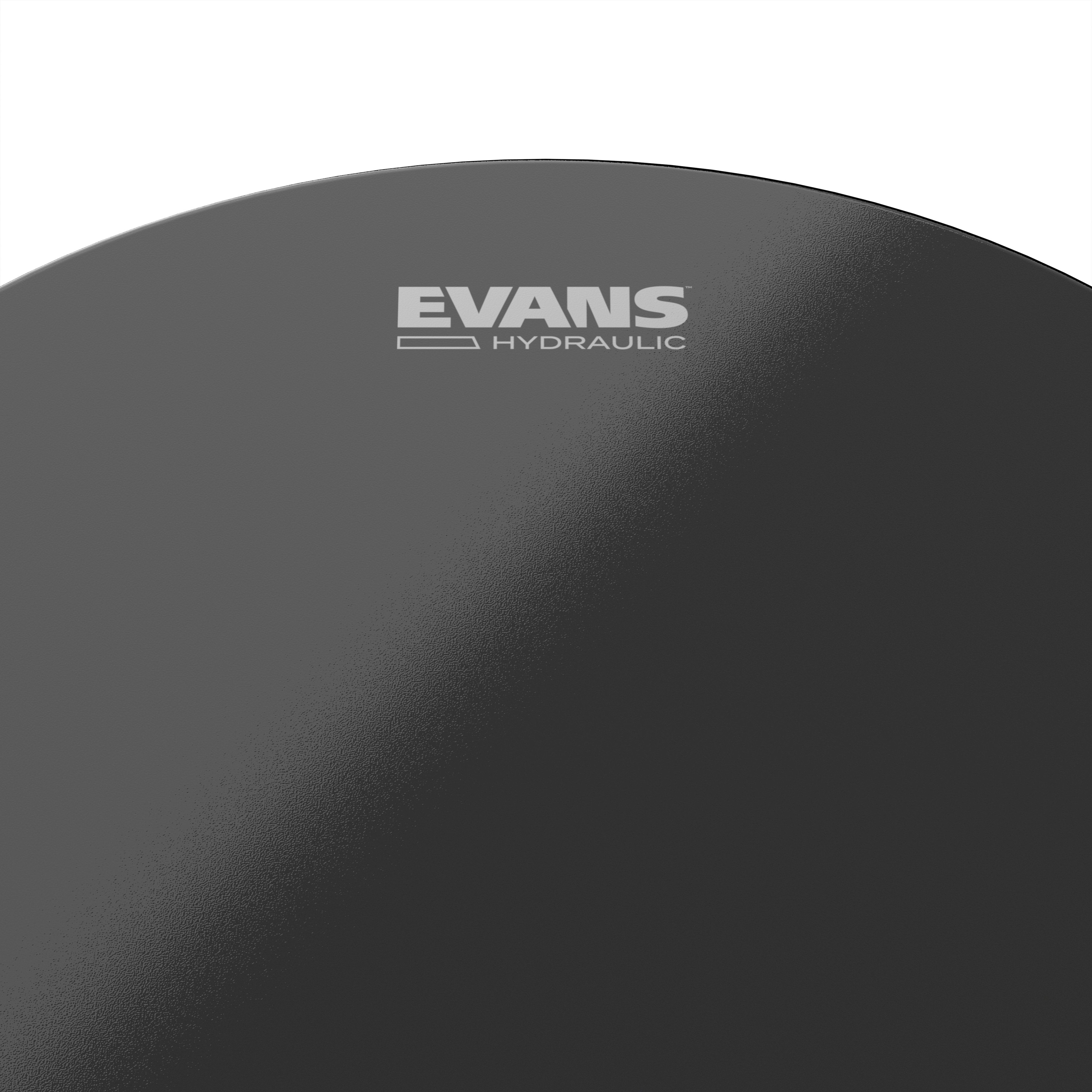 Evans Hydraulic Black Coated Snare Drumhead - 14" - Image 2