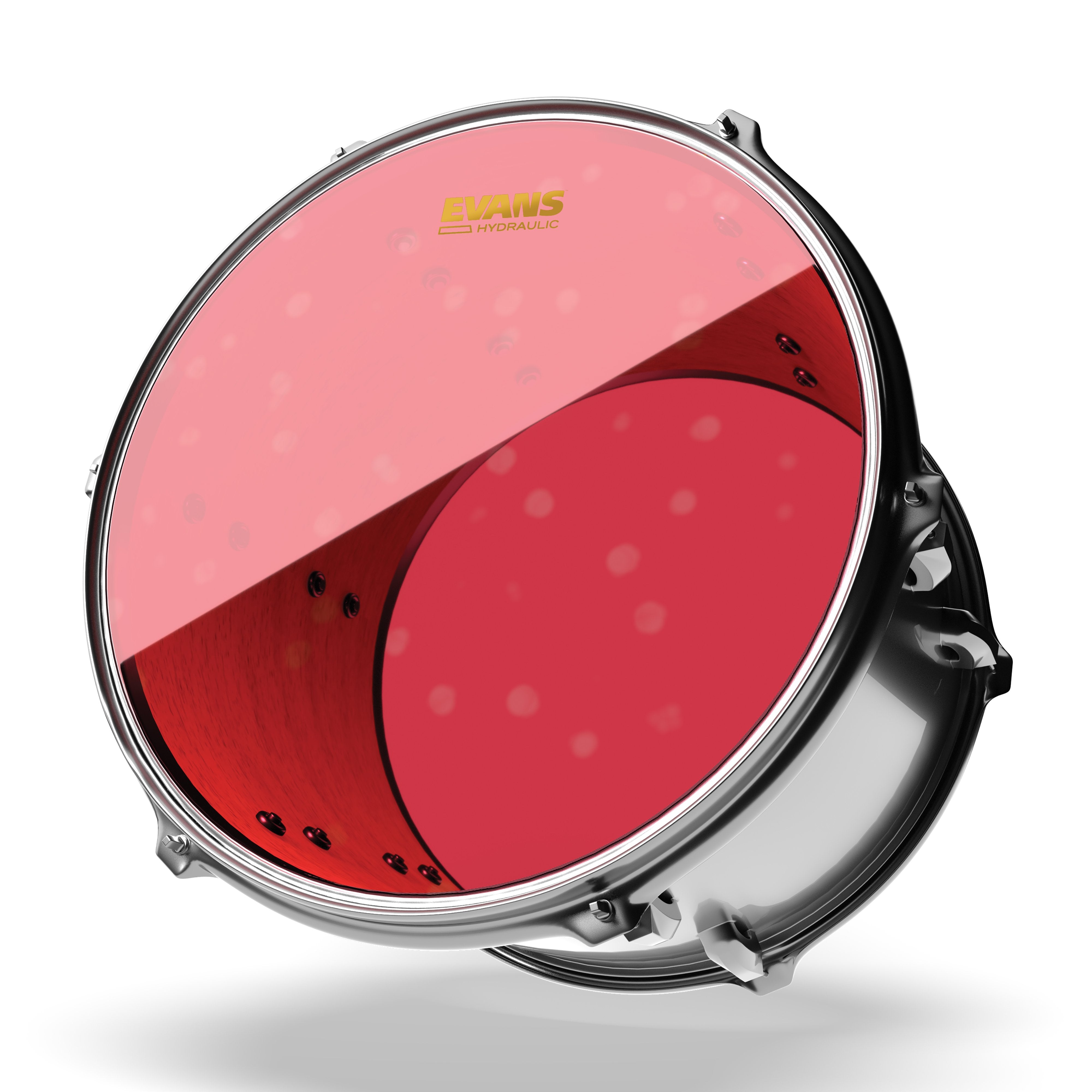 Evans Hydraulic Red Drumhead Pro Pack - Fusion - 10"/12"/14" - 14" UV1 Coated - Image 3