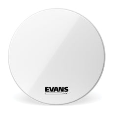 Evans MX1 White Marching Bass Drumhead - 14" - Image 1