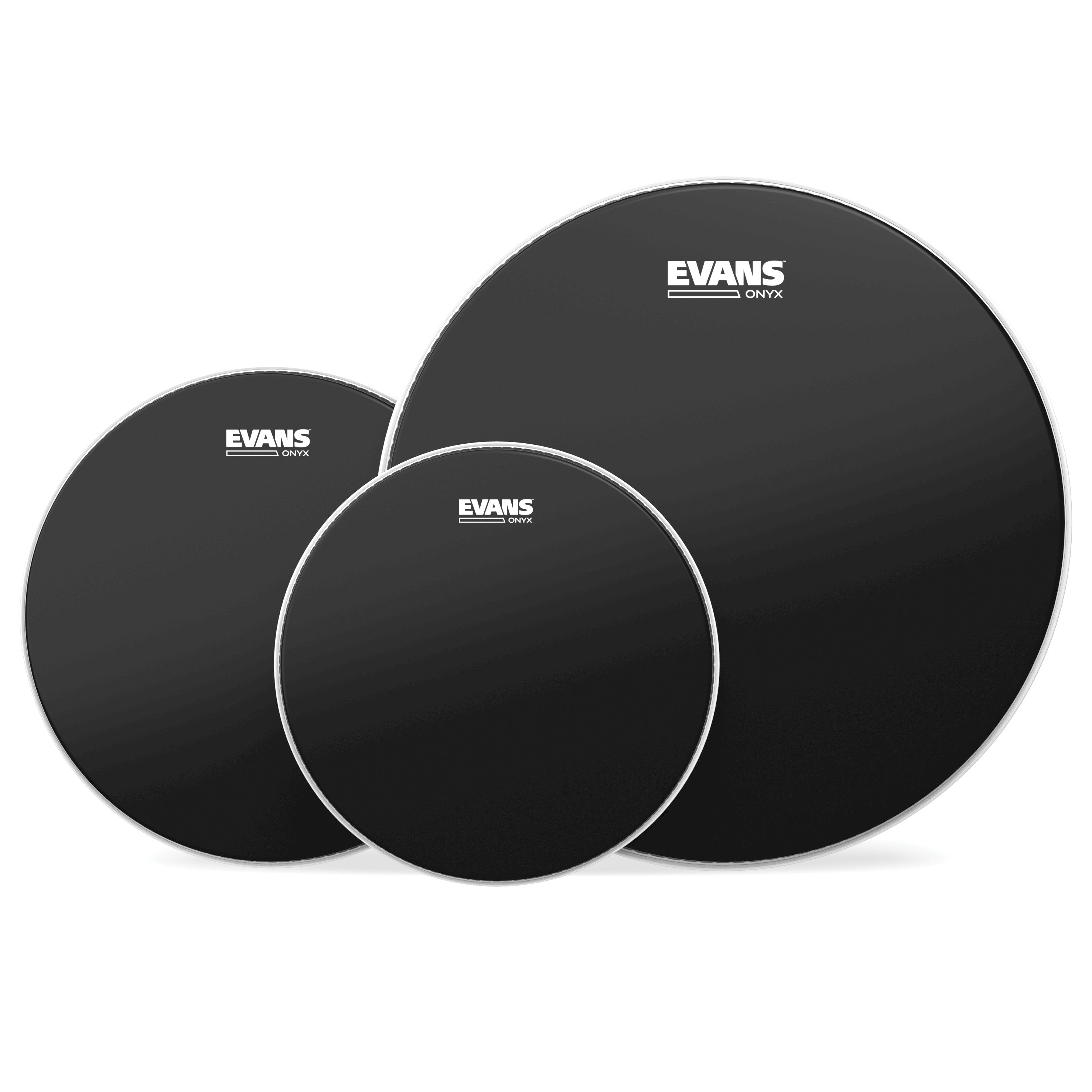 Evans Onyx 2 Standard Tom Head Pack - 12"/13"/16" - Image 1