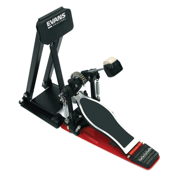 double bass pedal practice pad Evans Rahmengröße:49cm Steering Wheel the beater pad sticks EBS BASS IQ Triple