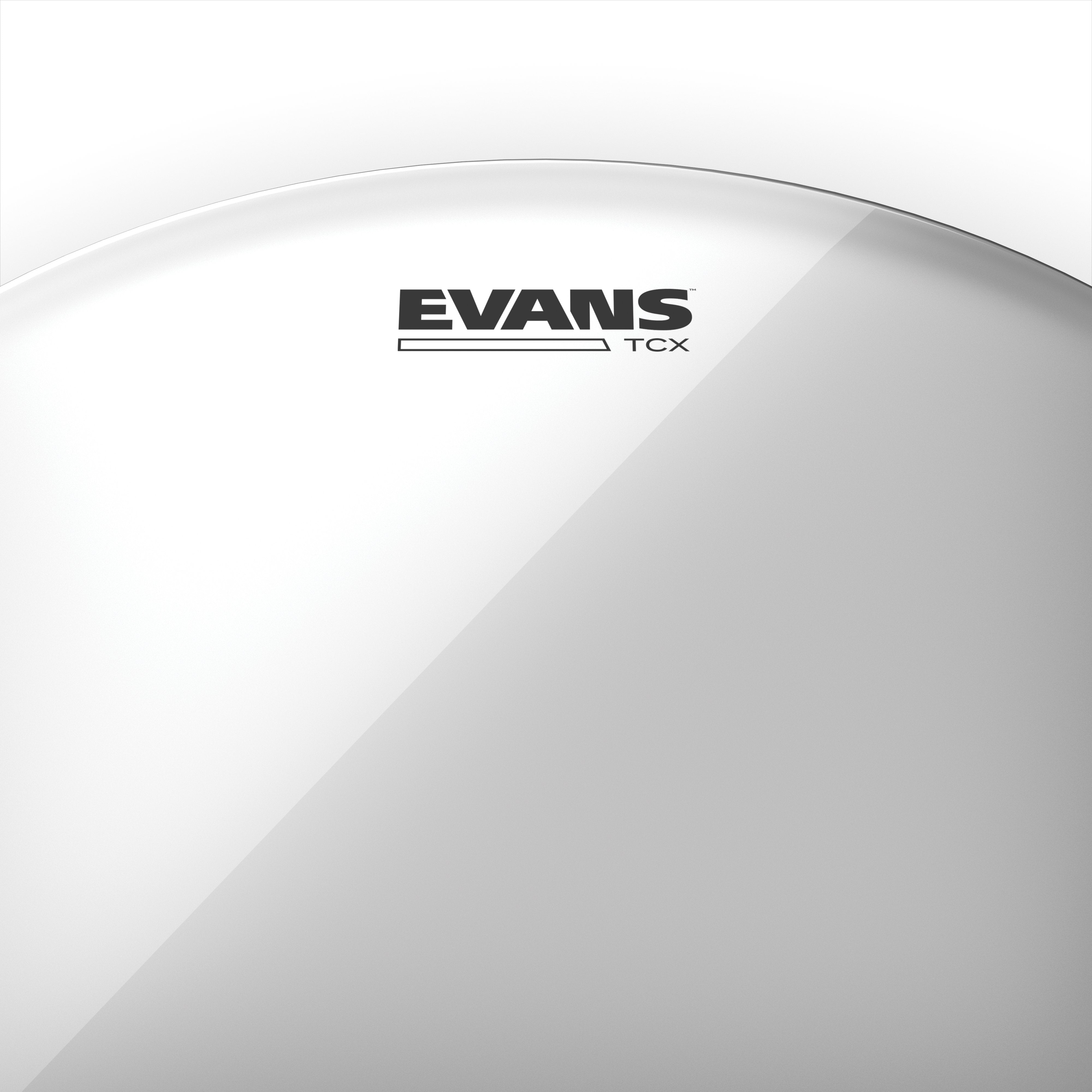 Evans TCX Clear Marching Tenor Drumhead - 8" - Image 2