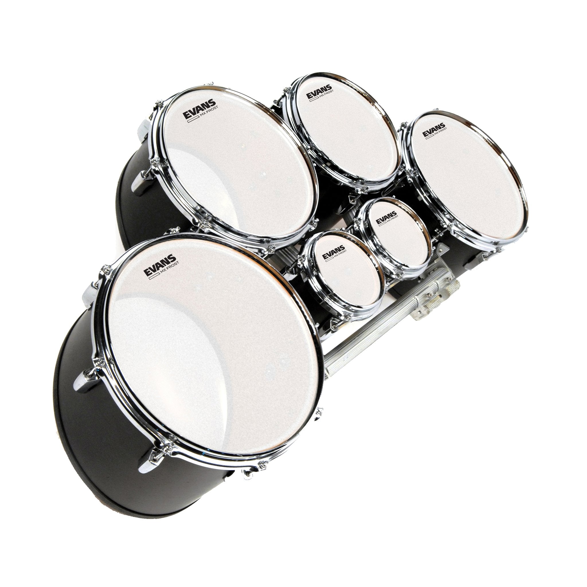 Evans MX Frost Marching Tenor Drum Head Pack - 6/10/12/13/14
