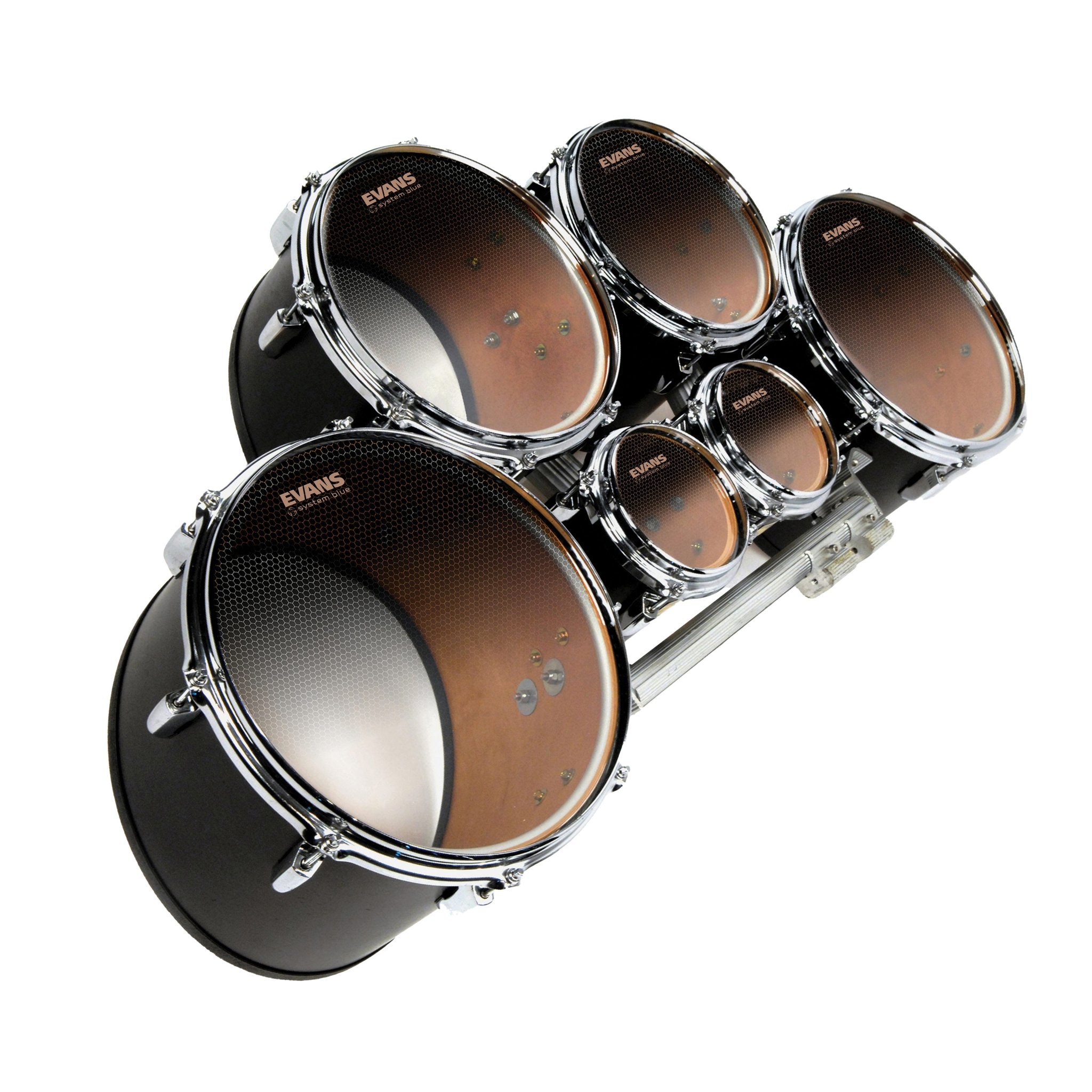 Evans System Blue Marching Tenor Drumhead Pack - 6/10/12/13/14