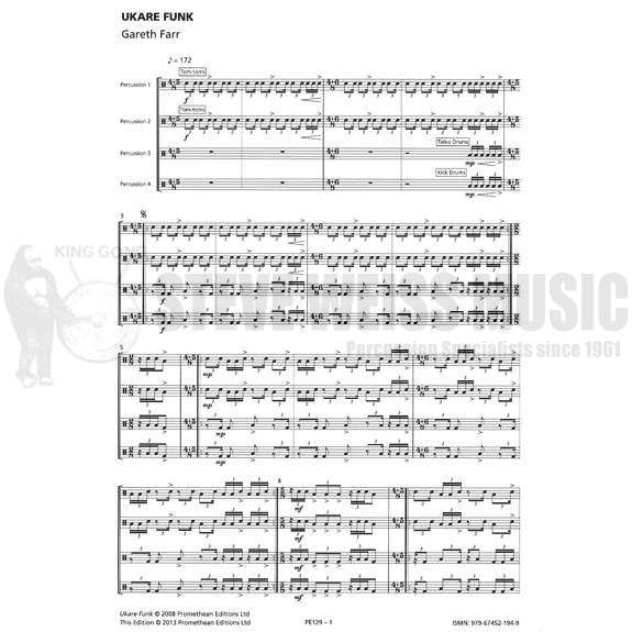 Farr-Ukare Funk (Score ONLY)-P