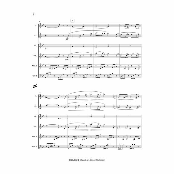 Faure-Sicilienne arr. Mathiesen (SP) - B/V/2M/FL/CL