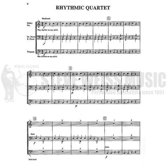 Feldstein-15 Percussion Ensembles (S)-Mall Inst/2T/P