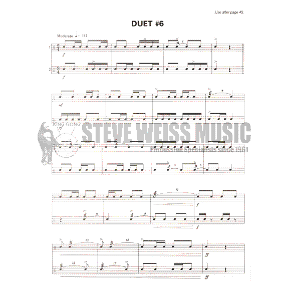 Feldstein/Black-Alfred's Beginning Snare Drum Duets (Book with CD)